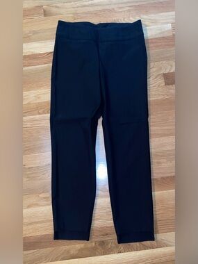 up! Black High-Waist Ponte Pants with Slim Fit